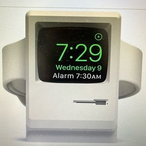 Silicon holder for iwatch charger stand, classic monitor design